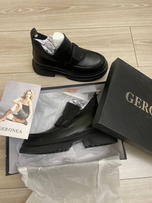 Ботинки коженные