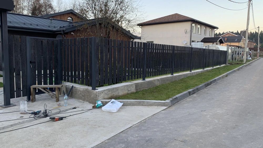 Ворота навес автоматика