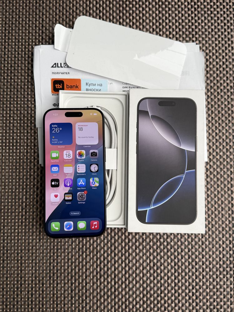 НОВ!1Tb *ЛИЗИНГ* iPhone 16 Pro Black Titanium 24М ГАРАНЦИЯ Айфон 1000G
