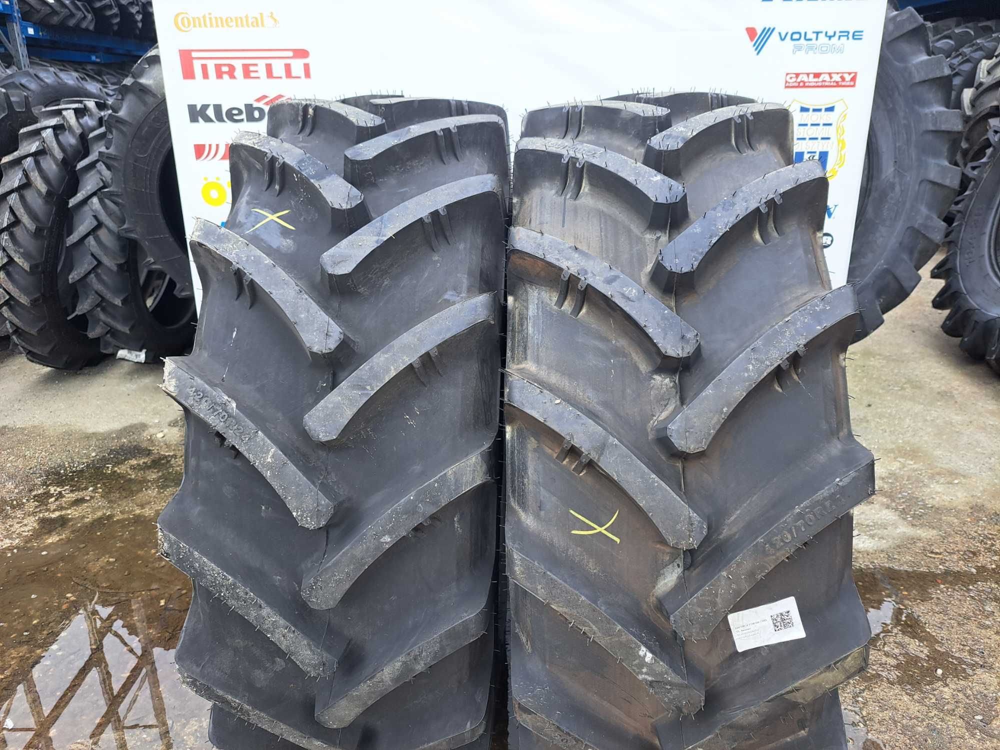 Cauciucuri radiale 420/70 R24 ASCENSO anvelope noi tractor fata