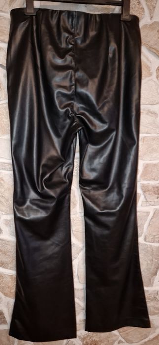 Pantaloni imitatie piele H&M