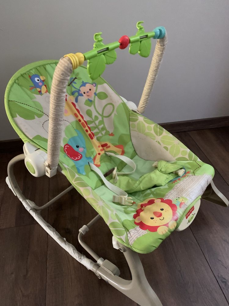 Ерго раница ErgoBaby Omni360 All-In-One + Бебешки шезлонг Fisher Price
