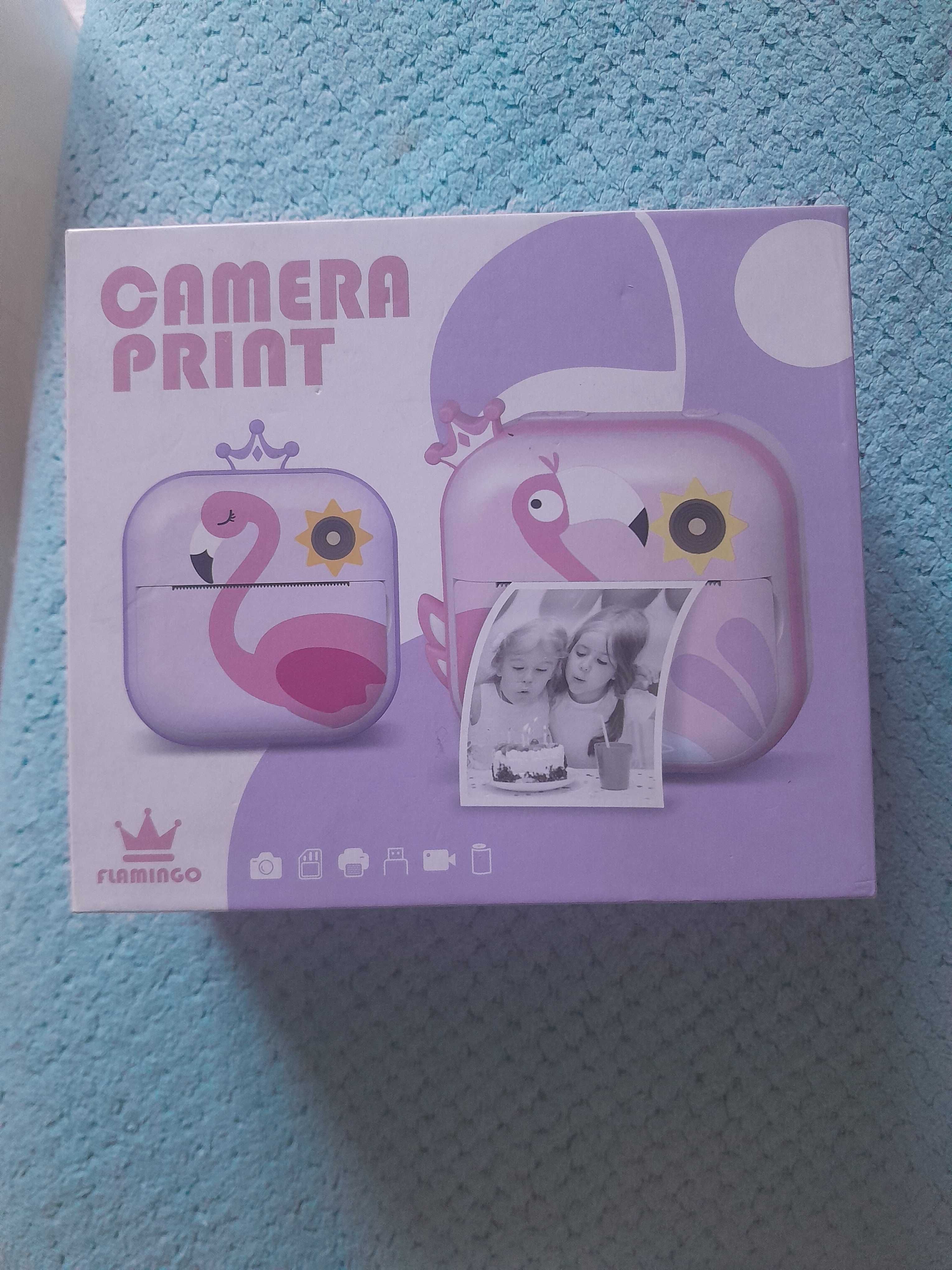 Мини принтер (camera print,flamingo)