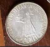 Monedă 500 lei, ARGINT (20 grame) Romania, 1941