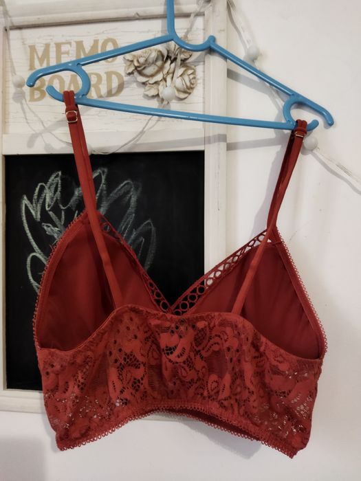 Bustiera sexy din dantela maro Secret Possessions mărimea XS 34