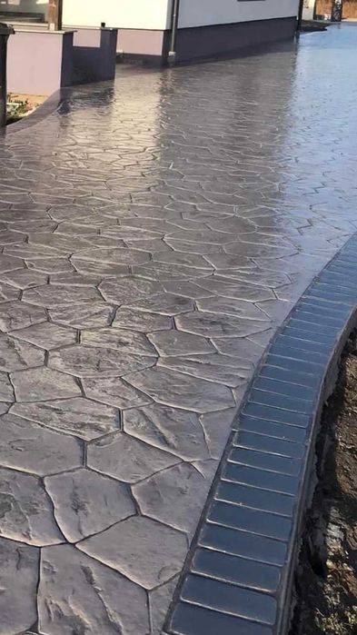 Pavaj amprentat##beton amprentat