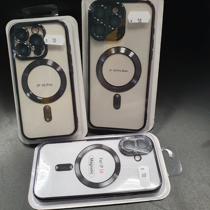 Husa cu Protectie Lentile iPhone 16 / 16 Pro / 16 Pro Max