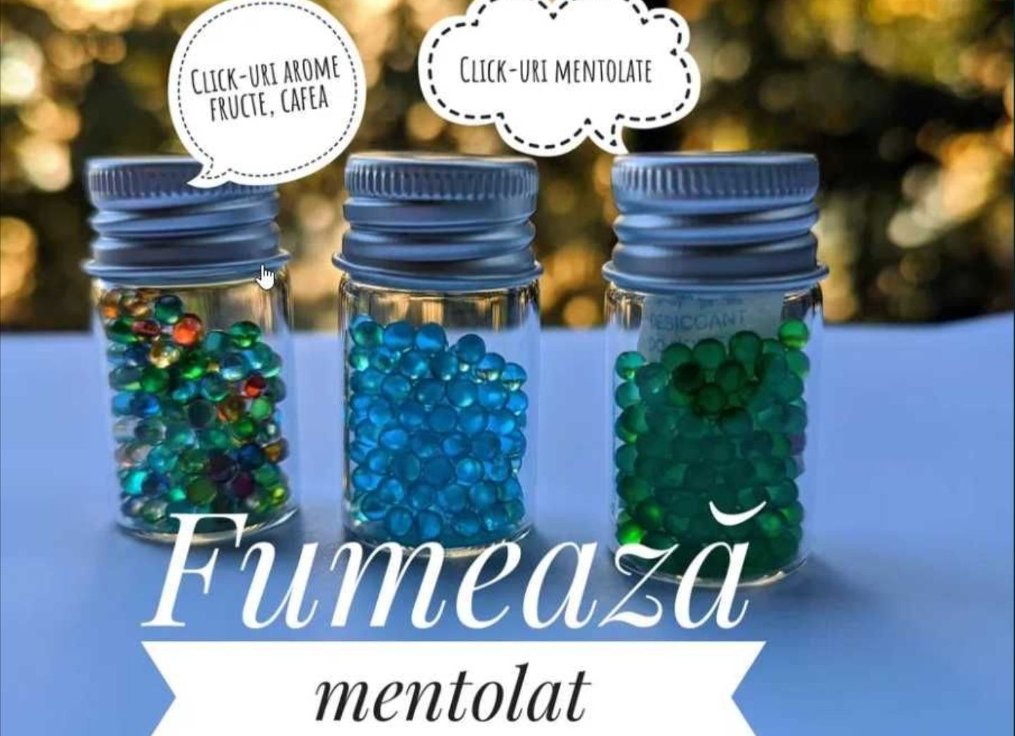 Click mentol capsule mentolate pentru țigări filtru