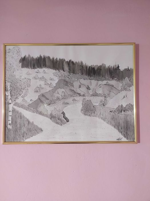 Картина/Графика с туш/ Акварел - авторски