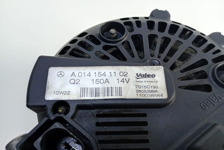 Alternator Valeo A0141541102 Mercedes-Benz E-Class W212/S212/C207/A20