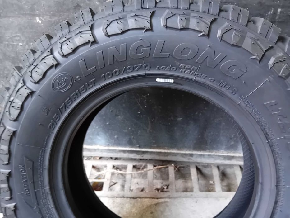 4 бр.нови гуми за кал  Linglong 215 75 15  dot0224 цената е за брой!