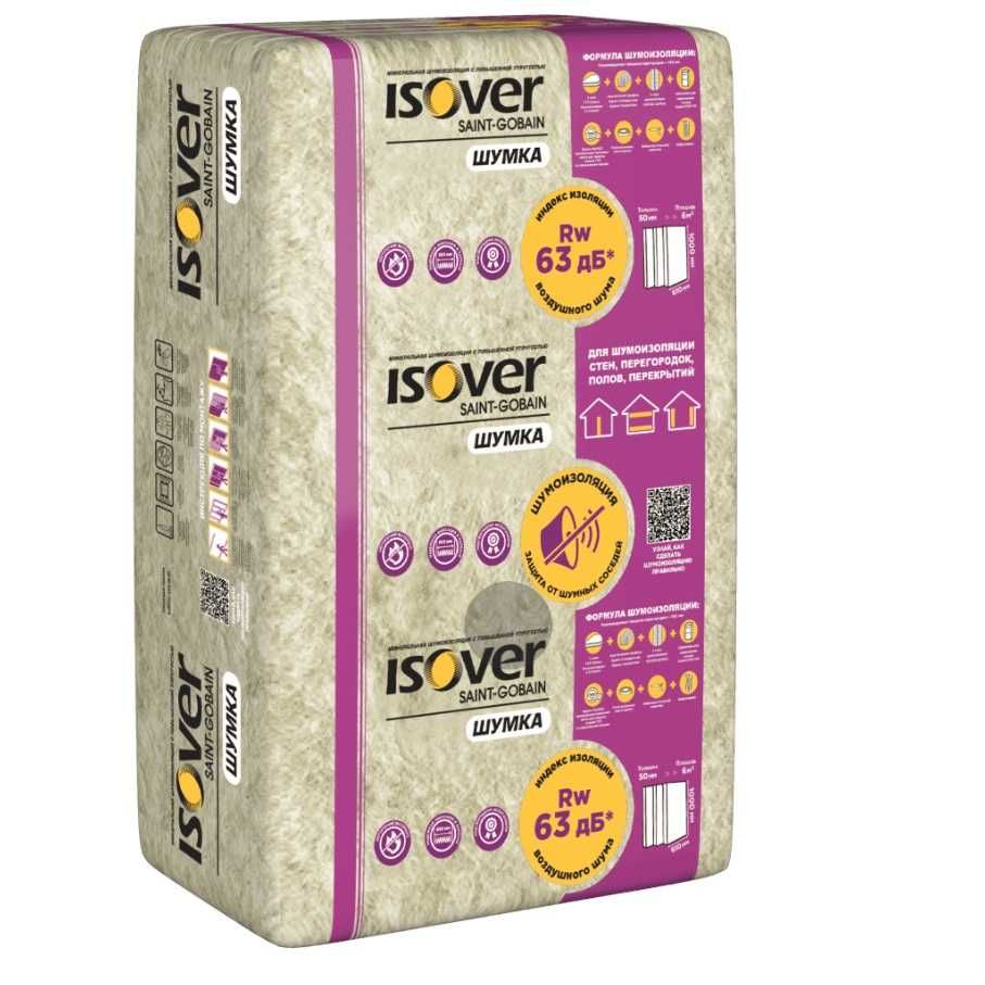 Утеплитель Изовер (Isover) стекловата, плита, мин вата