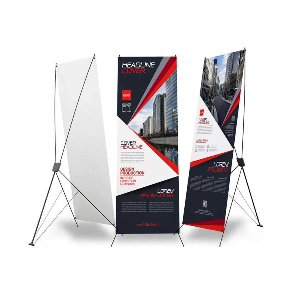 Стенд Мобильный Для Баннера X-banner ПАУК Углепластик Roll-Up Pop-Up