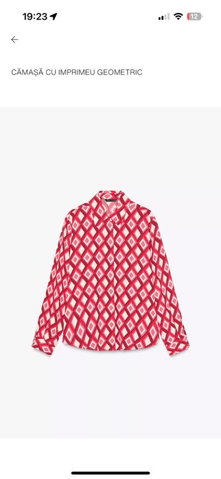 Camasa Zara L noua cu eticheta