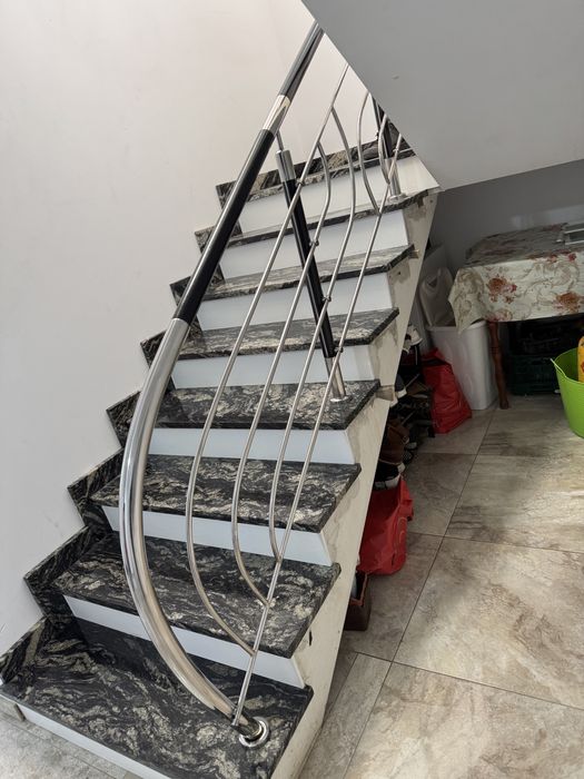 balustrade inox inox lemn