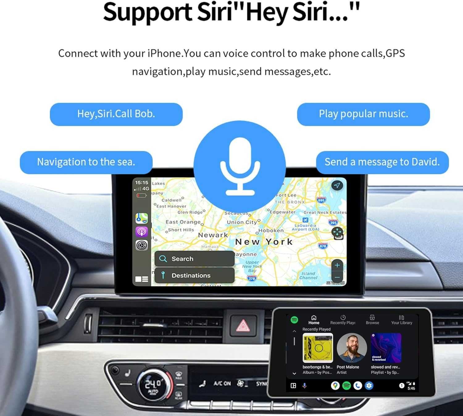 CarPlay -безжичен адаптер за автомобил  ushilife