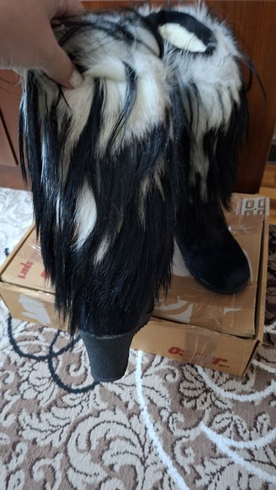 Женские сапоги мехавые р.40