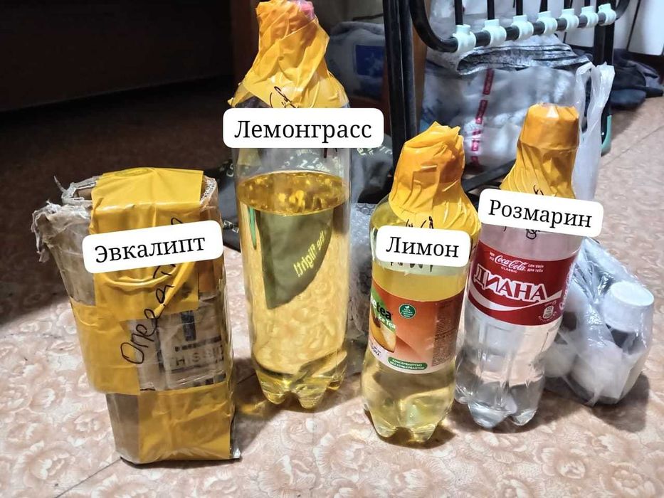 Пихтовое масло, Мята, Эвкалипт,Лимон, Апельсин,Бергамот,Кедр для бани