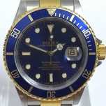 ROLEX Oyster Submariner Date 16613LB - Blue, Gold&Steel