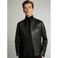 Massimo Dutti - sheep leather jacket S