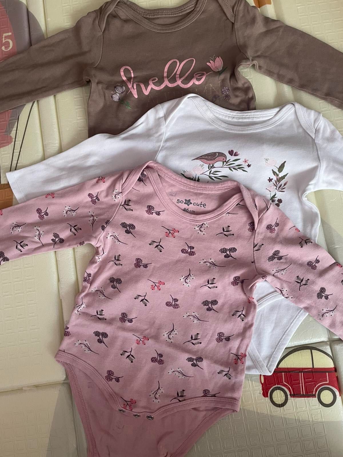 Лот дрехи Zara, GAP за момиче 86 см. 12-18 м.