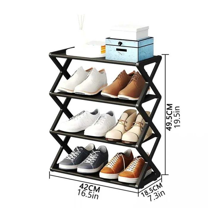 Етажерка на 4 нива за обувки, органайзер, стойка, Shoe Rack