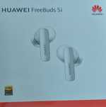 Безжични слушалки Huawei - FreeBuds 5i, TWS, ANC, Ceramic White