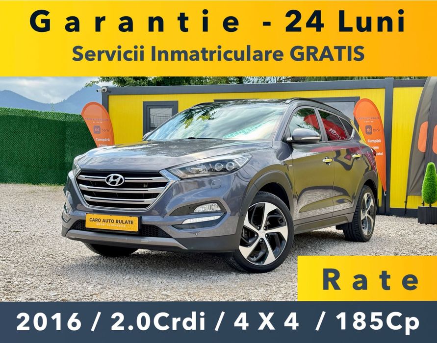 Hyundai Tucson 09.2016 2.0Crdi 185Cp -4X4 -Euro 6 -Km Reali -Parc Auto-Rate -Garantie