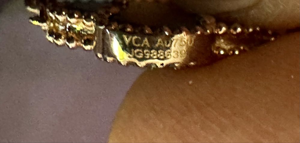 Van Cleef  гривна 18к