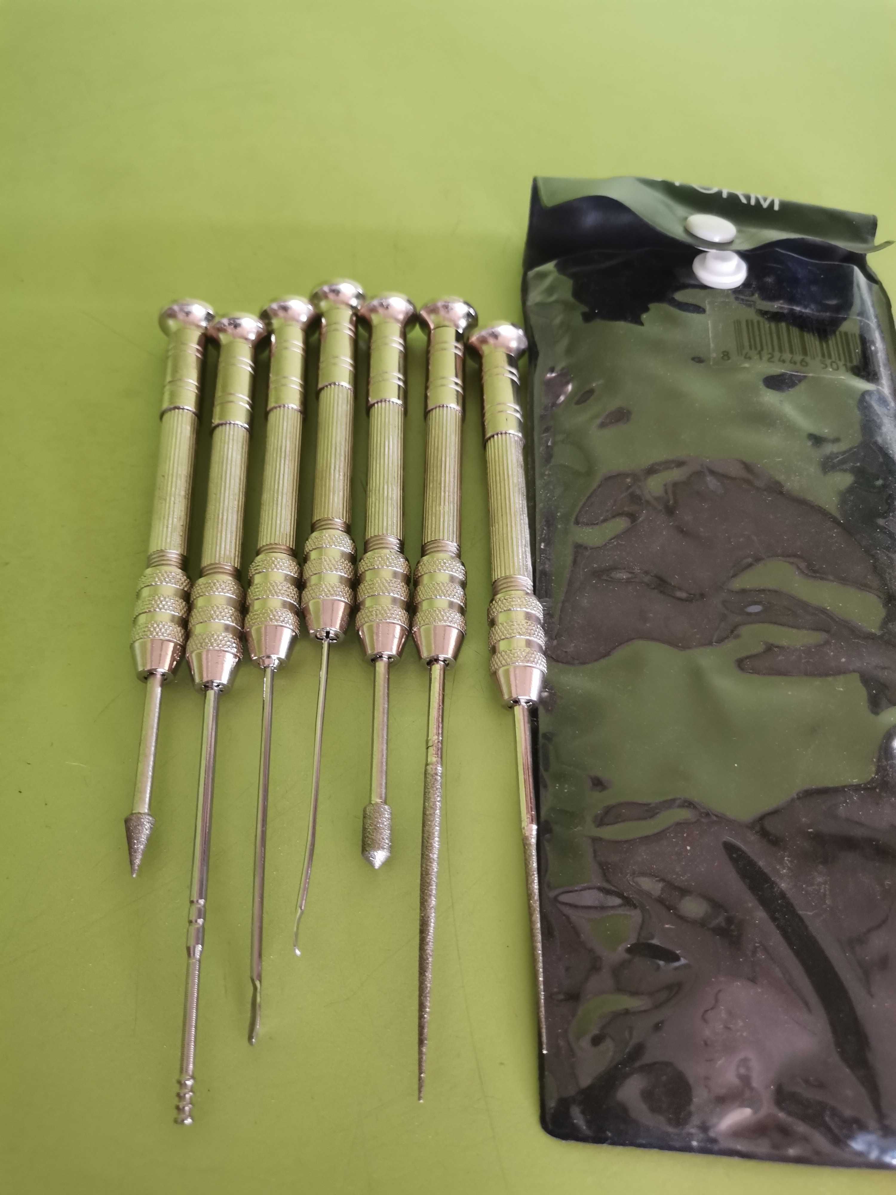 Trusa pile diamantate și accesorii lucru bijuterii.Set mecanică fină
