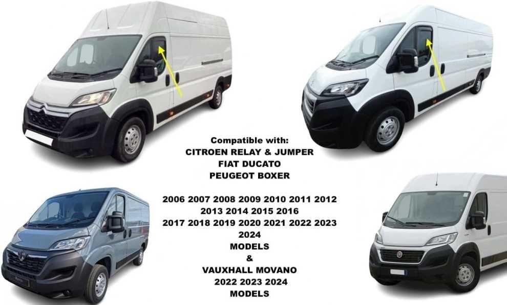 Ветробрани за Fiat Ducato Peugeot Boxer Citroen Jumper 3 след 2006