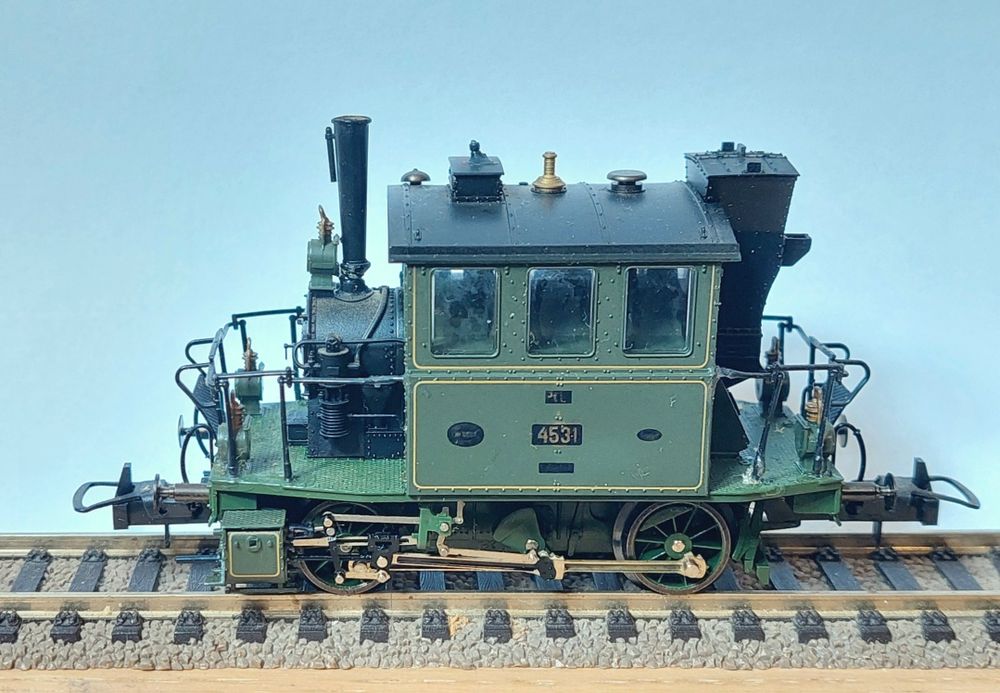 Trix K.Bay, PTL 2, Glaskasten, locomotiva cu aburi ep 1, vagoane