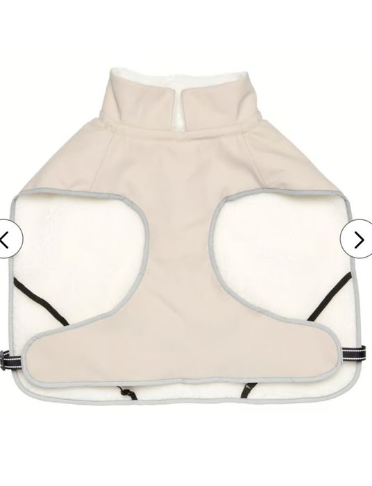 Кучешка дреха-дъждобран, гумиран с вата и светлоотразителни елементи