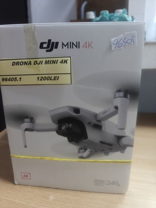 Drona Dji mini 4k noua (m3)