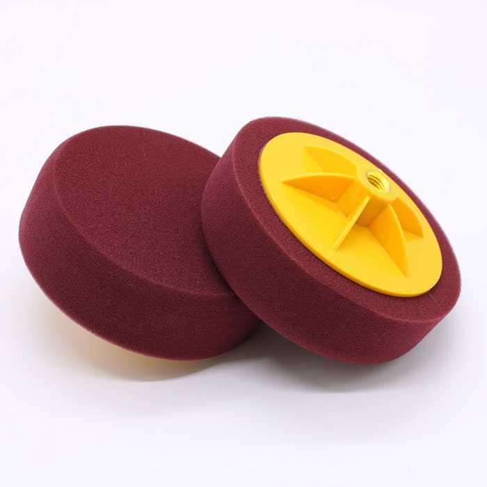 Гъба за полиране 140мм - PG62 Сива, бордо, жълта, синя