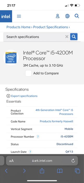 Procesor i5 gen 4
