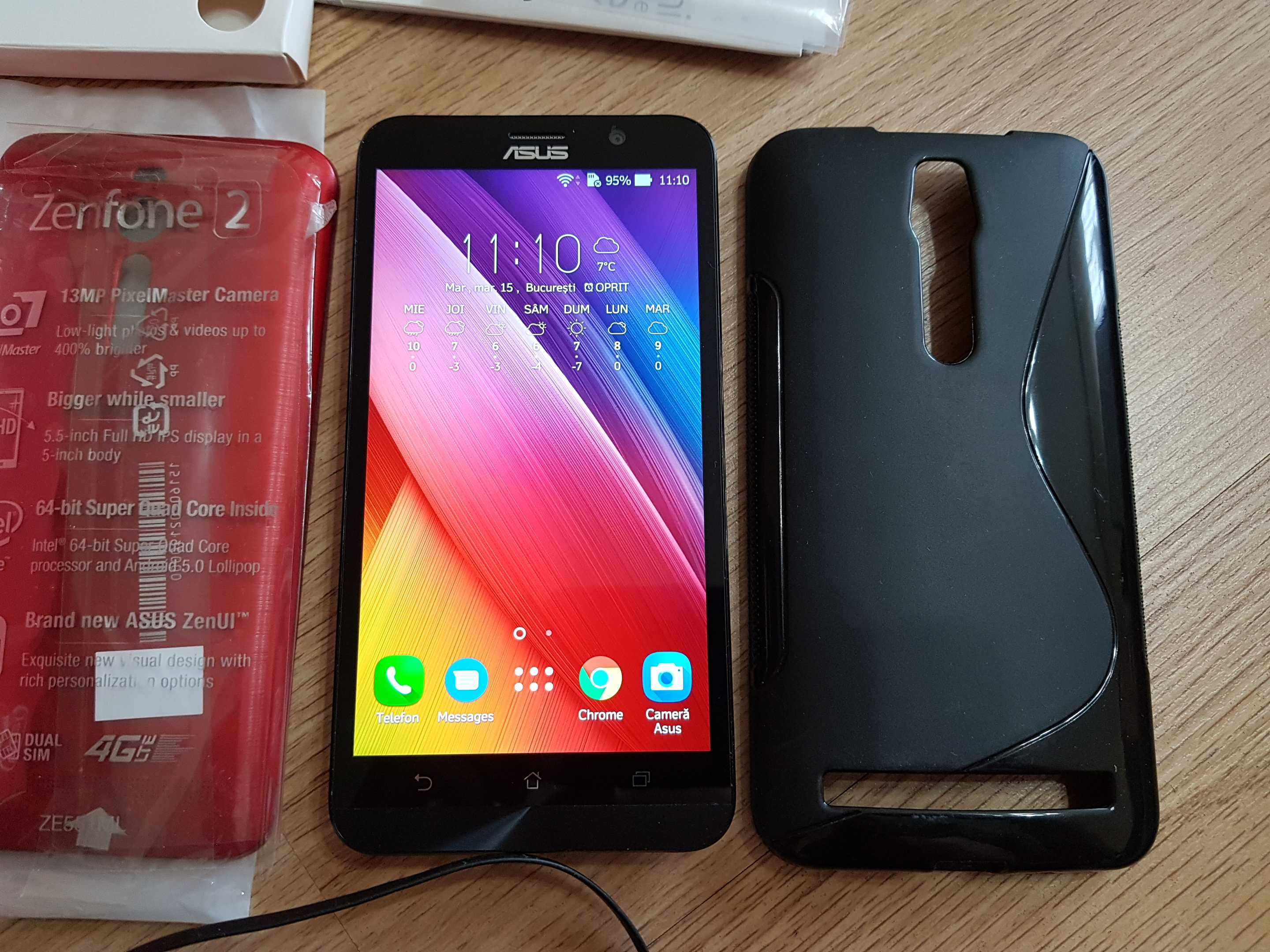 Smartphone Asus Zenfone 2 ze551ML dual sim, full box, functie recorder