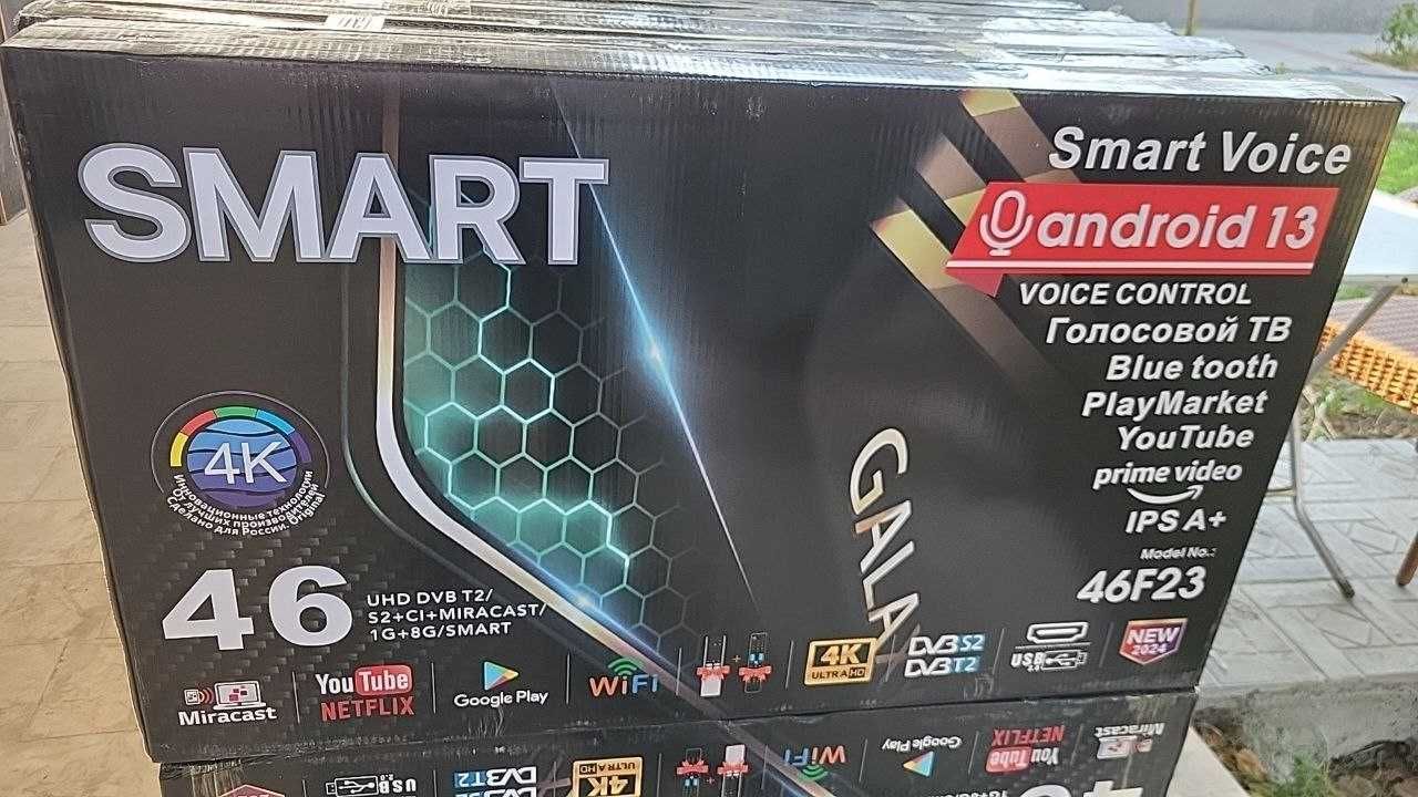 Телевизор Samsung SMART TV  45 голосовым пулти 2 та управление инт