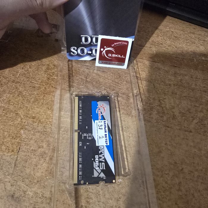 Оперативная память G.SKILL RipJaws 8GB DDR4 3200MHz для ноутбука