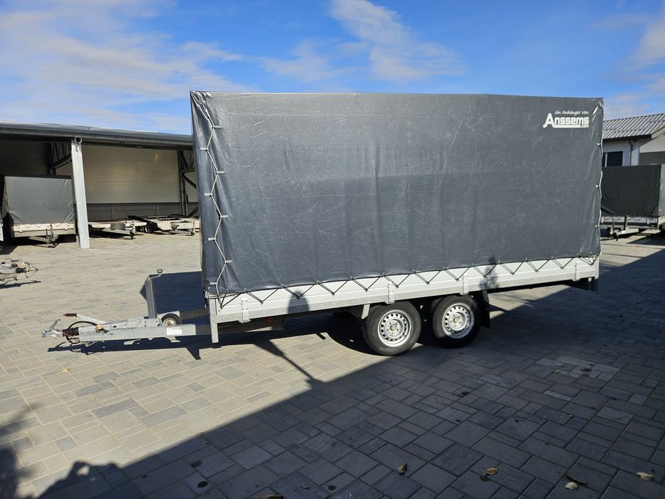 Remorca anssems 2500 kg cu prelata 4x1,80x1,80