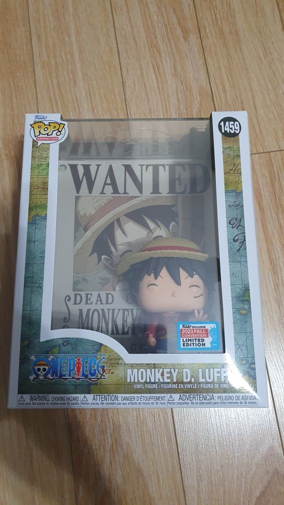 Funko Pop One Piece, Monkey D. Luffy Wanted Poster, Fall Convention 23