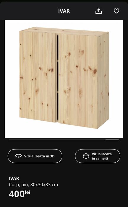 Dulapuri de pin ikea