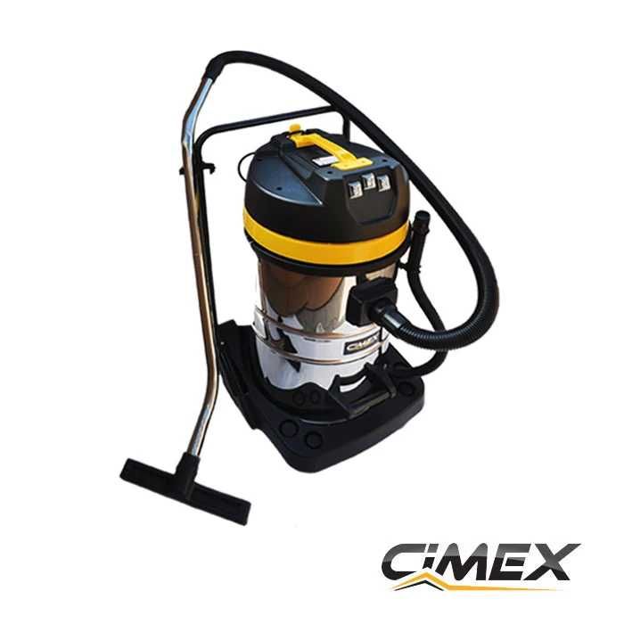 ПРОМО 14% Тримоторна прахосмукачка за сухо и мокро почистване CIMEX