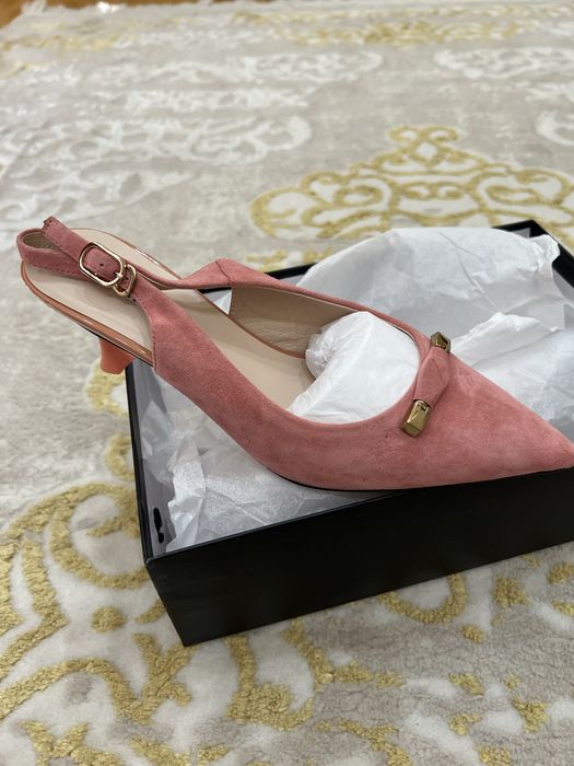 Туфли на коблуке замшь