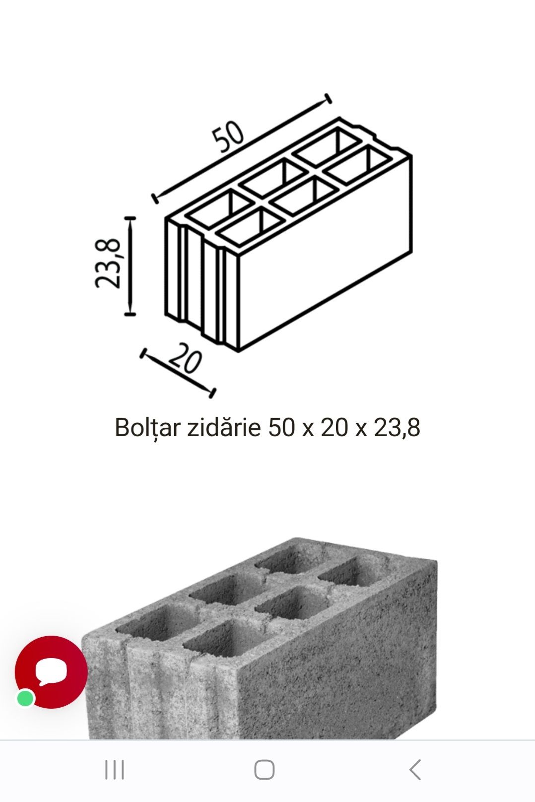 Vand 100 boltari Petra pentru zidarie