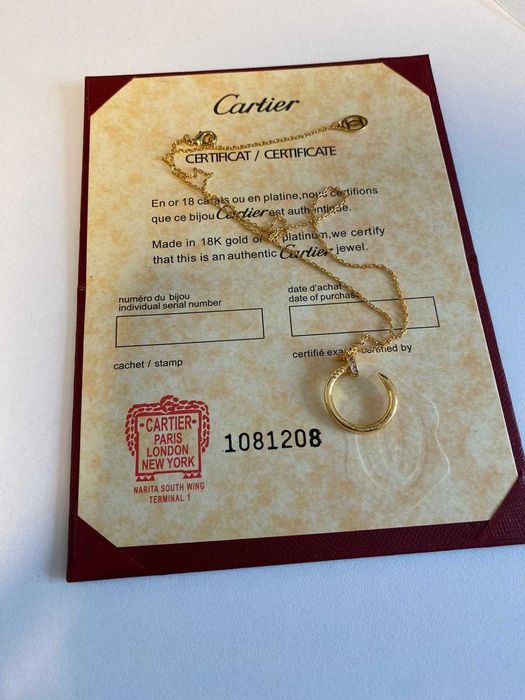 Colier Cartier Cui Gold 18K Full Diamond
