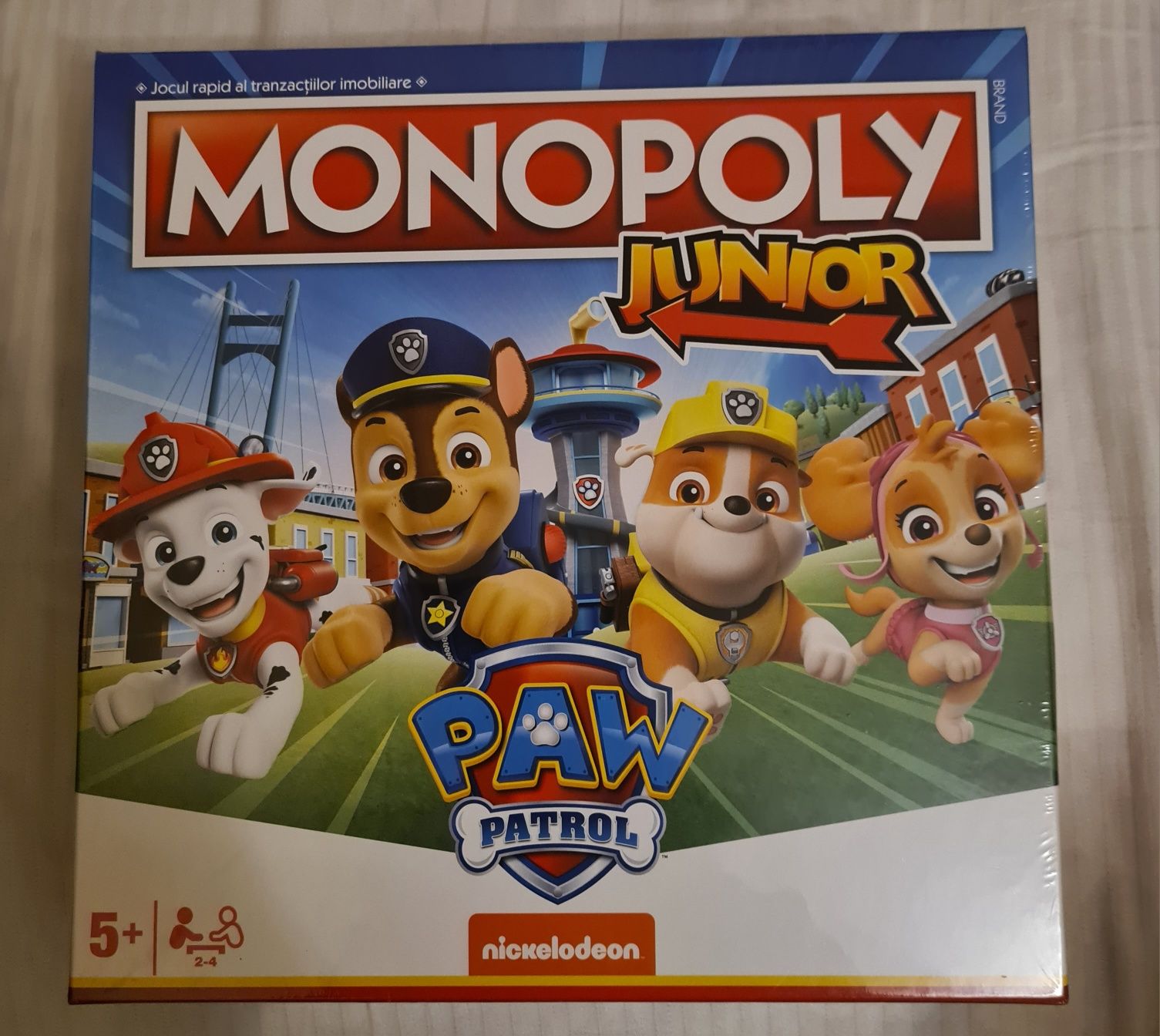 Monopoly Junior Paw Patrol, Hasbro,  nou, sigilat