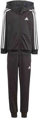 Trening copii Adidas 3-Stripes Essentials negru si alb,