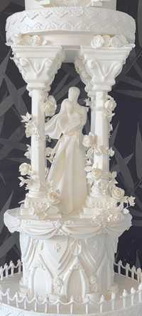 Macheta de nunta , figurine decorative tort , sculptura decorativa