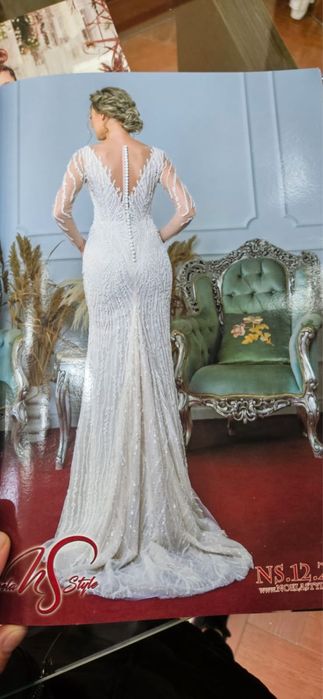 Rochie mireasă, model sirenă, impecabilă!